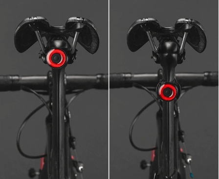 🔦 Luz trasera de bicicleta 🚴‍♂️de alta visibilidad y recargable (ROCKBROS Q1) + Envió Gratis.